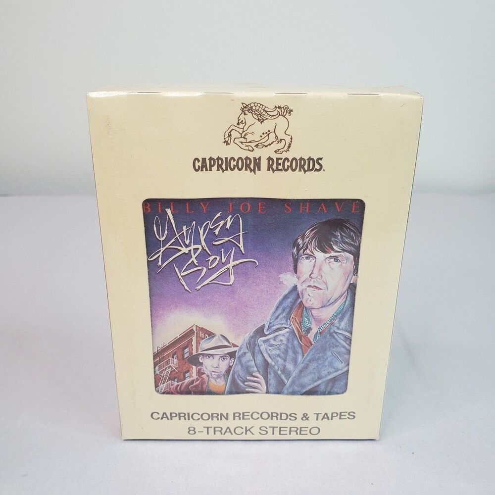 Gypsy Boy Billy Joe Shaver 8 Track Music Cartridge Capricorn Records 1977 SEALED